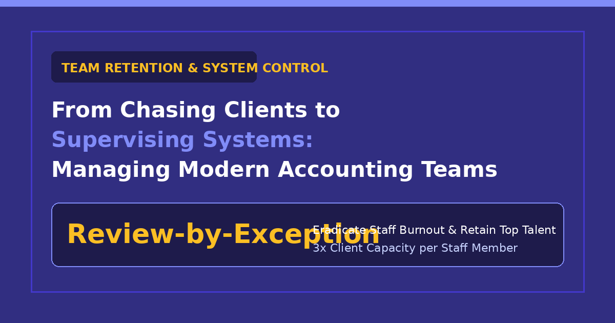 Eradicating Bookkeeper Burnout with Review-by-Exception