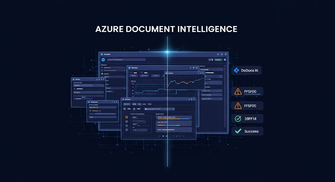 DoDocs vs Azure Document Intelligence comparison infographic